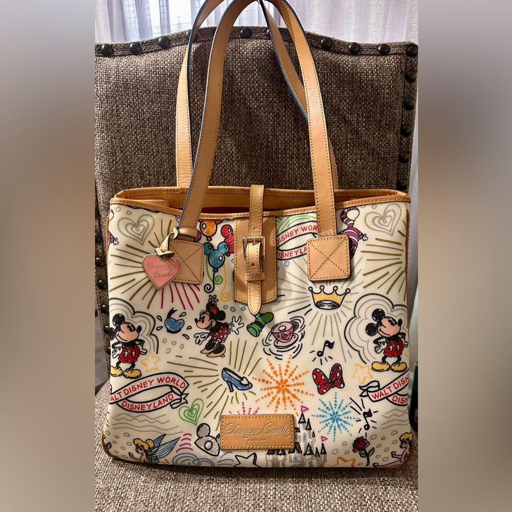 Disney Multicolor Mickey Mouse Tote Bag